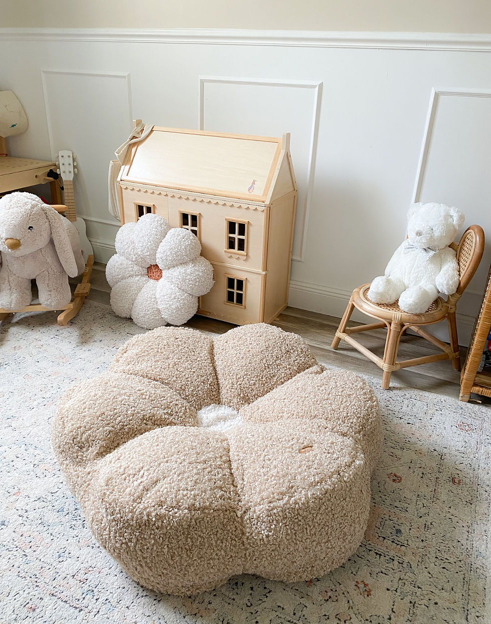 Thumbnail: Poufs Daisy - 80 cm