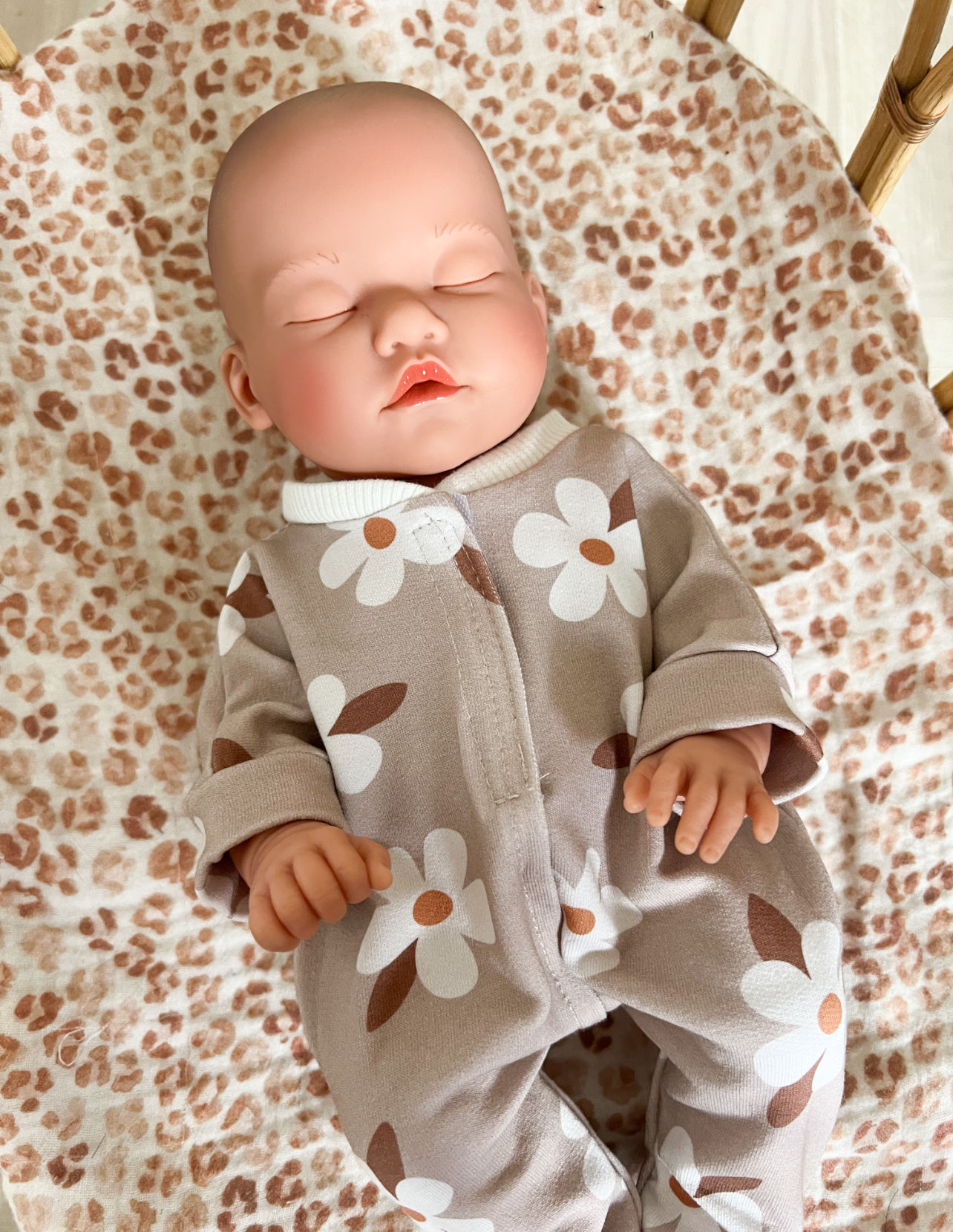 Combinaison poupon - Big flowers