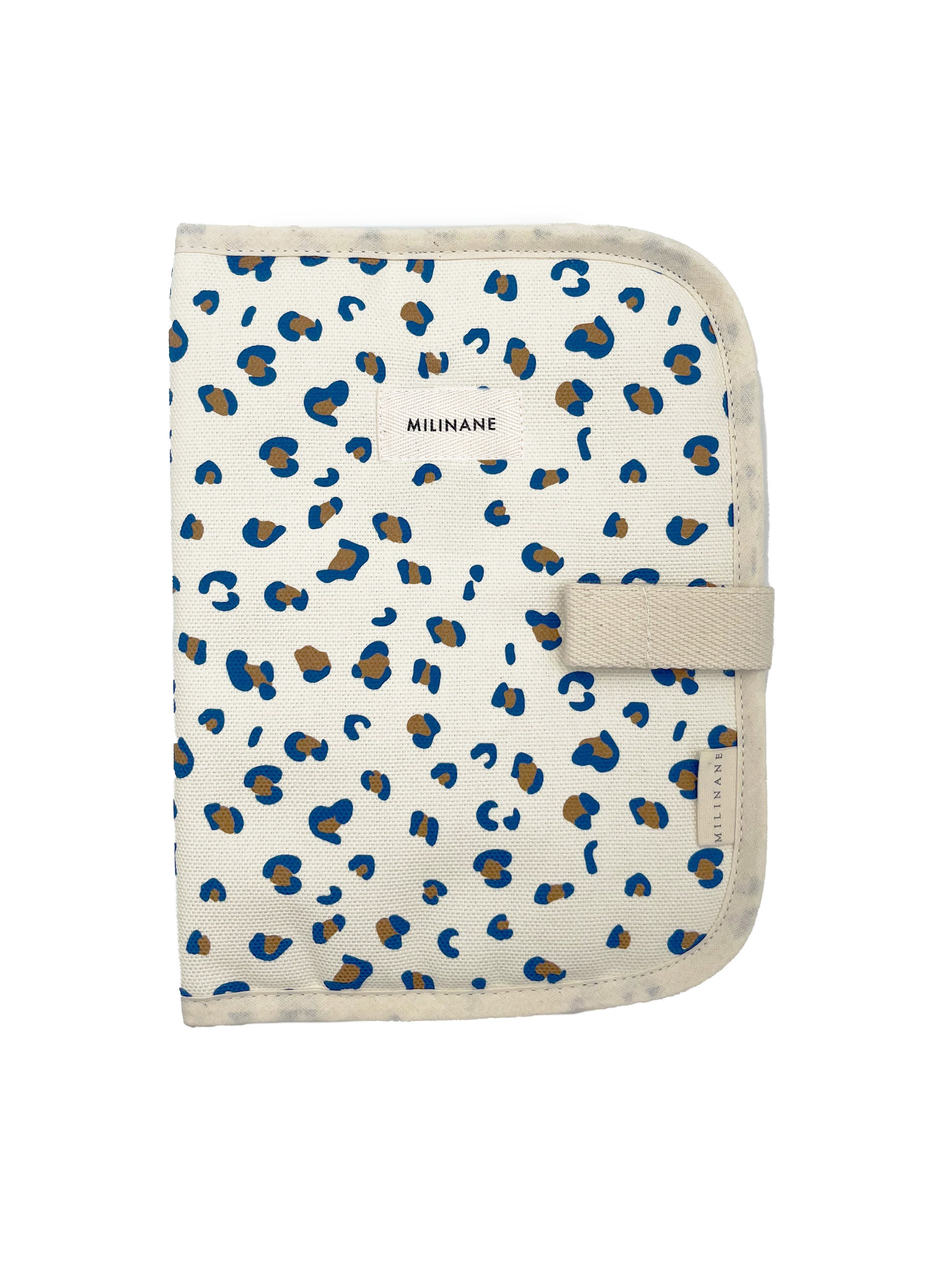 Protège Carnet de Santé - Graou Léopard Bleu