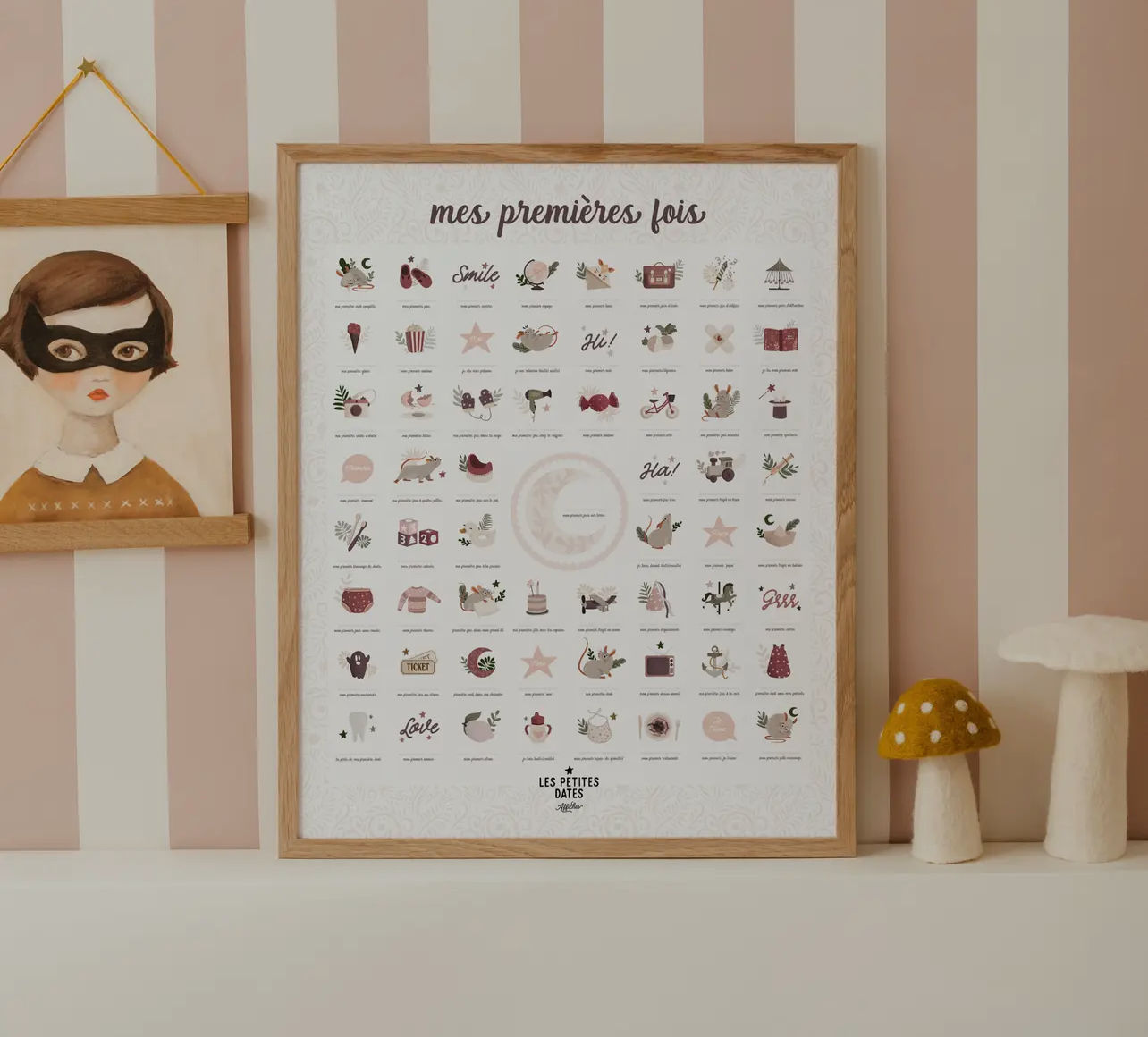 Mes premières fois - Souris rose poudré