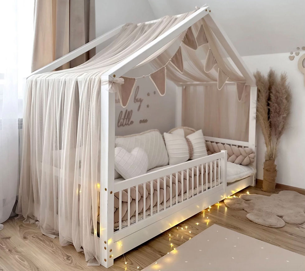 Thumbnail: Ciel de Lit Cabane Haute  - Tulle 