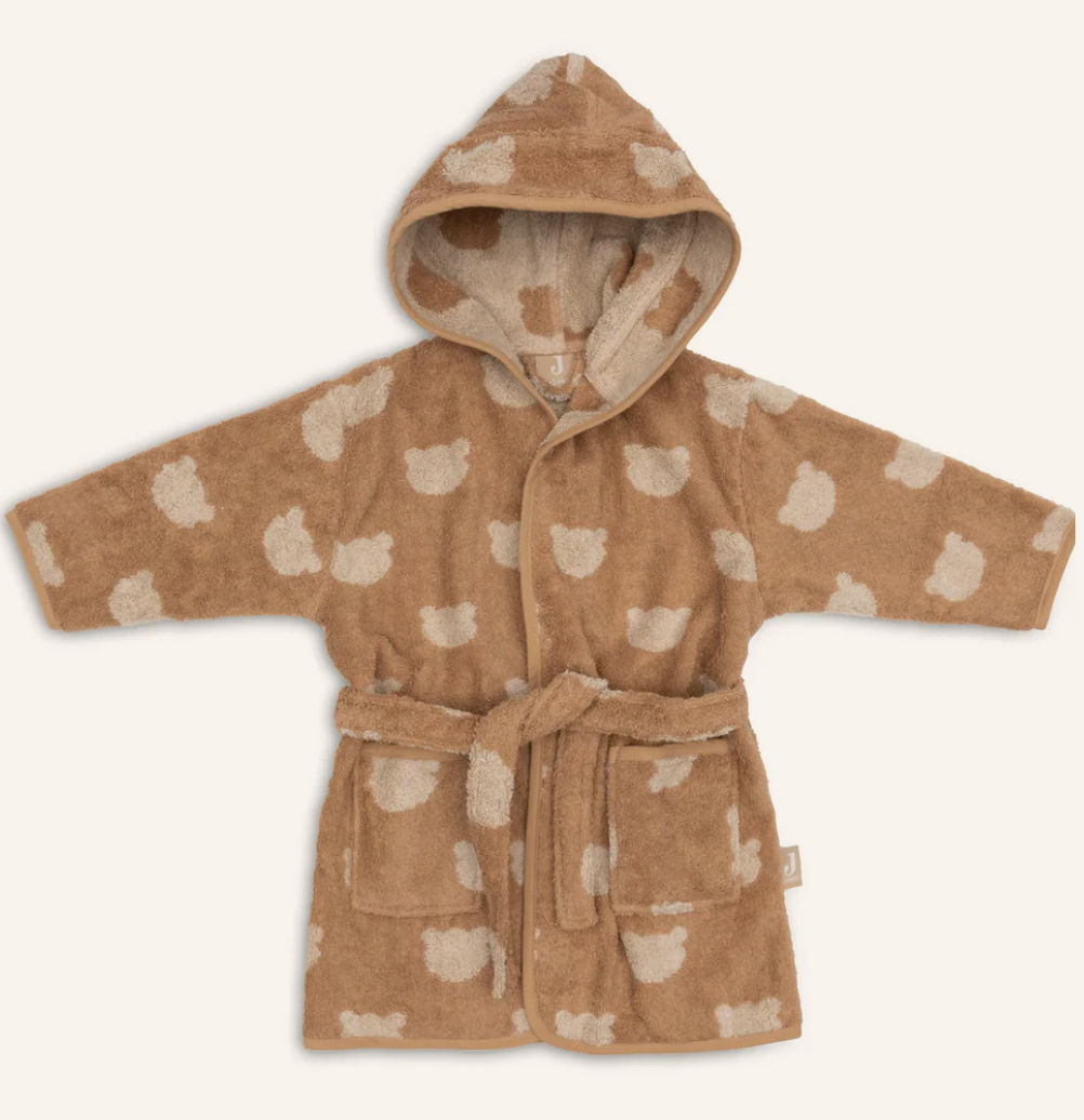 Peignoir de Bébé Jollein — Jacquard Tiny Park biscuit · 1-4 ans