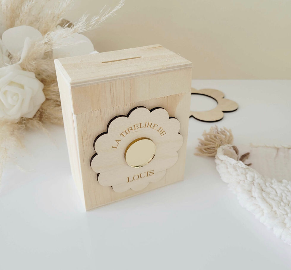 Thumbnail: Tirelire -  Bois