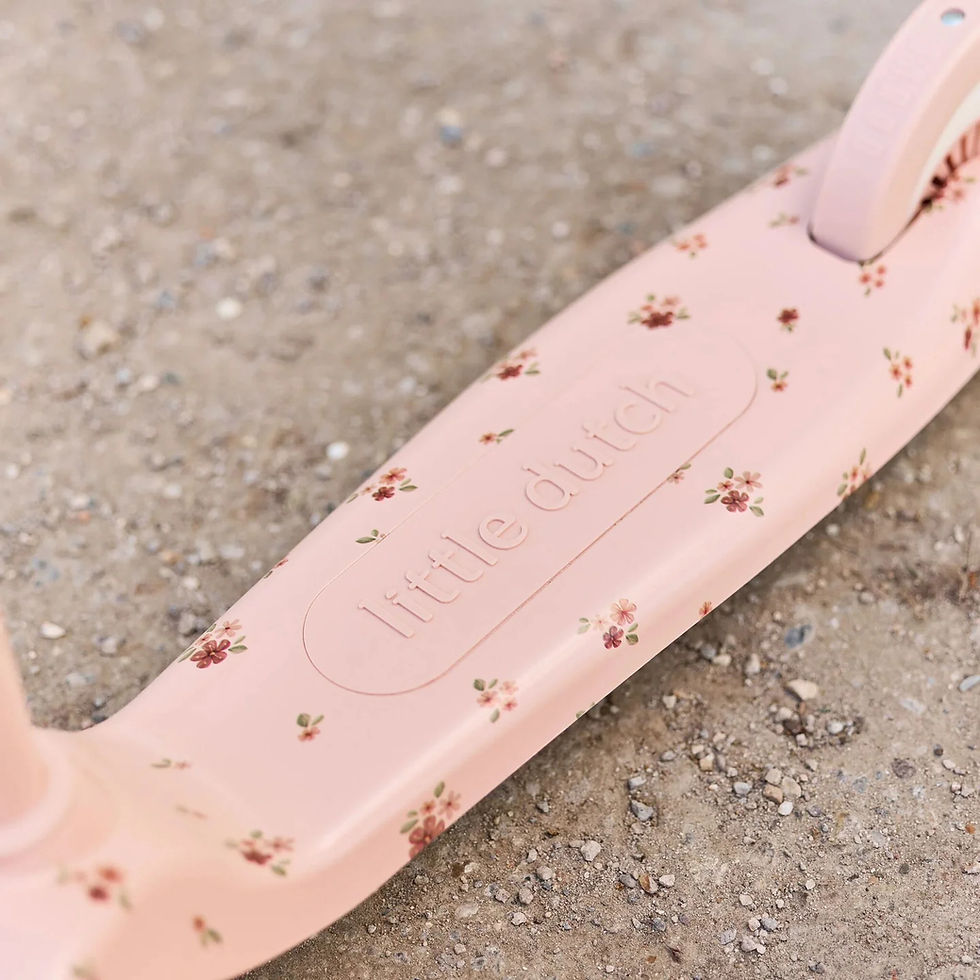 Thumbnail: Trottinette 3 roues Little Dutch - Rose