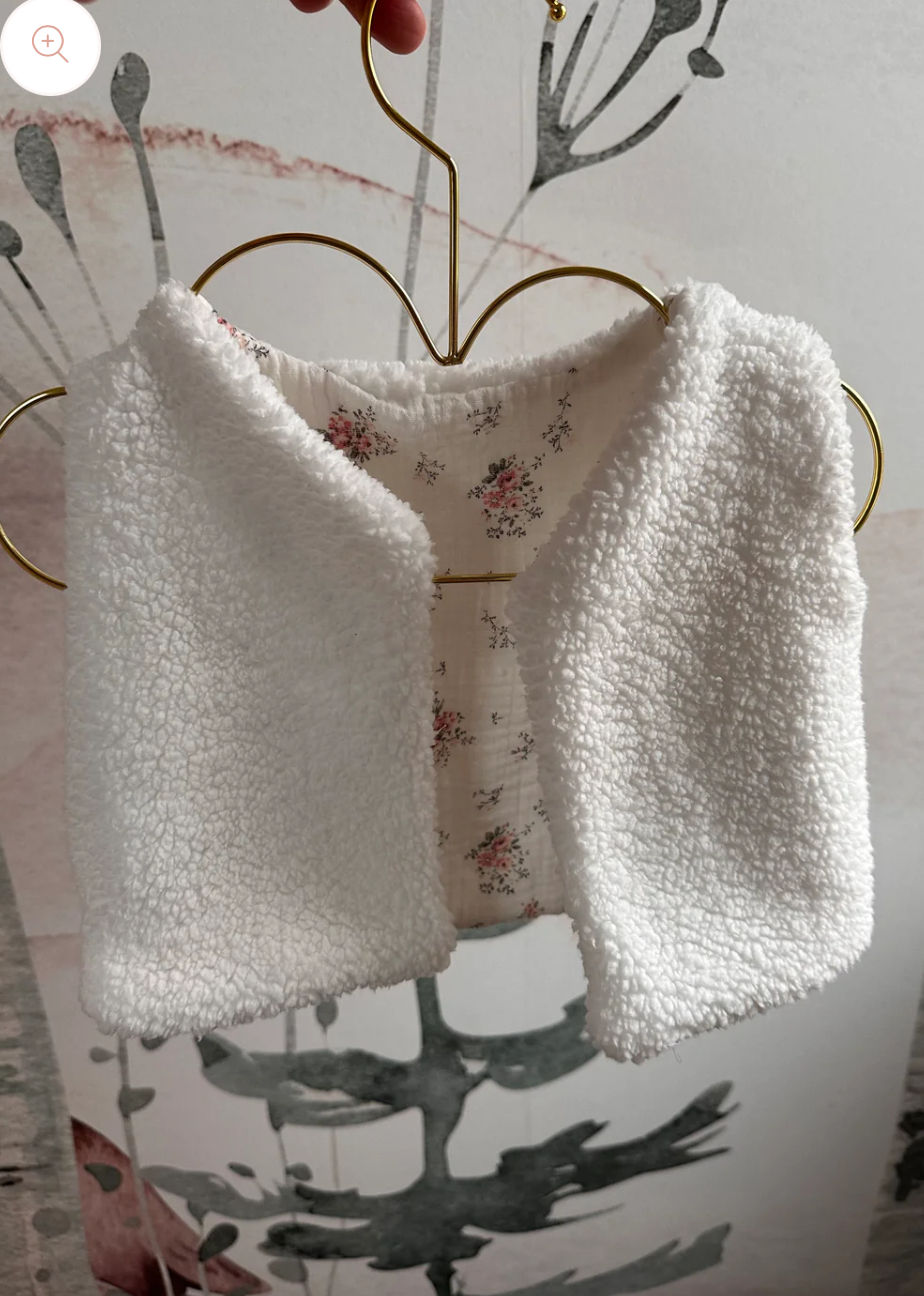 Miniature : Gilet berger - tissu au choix 