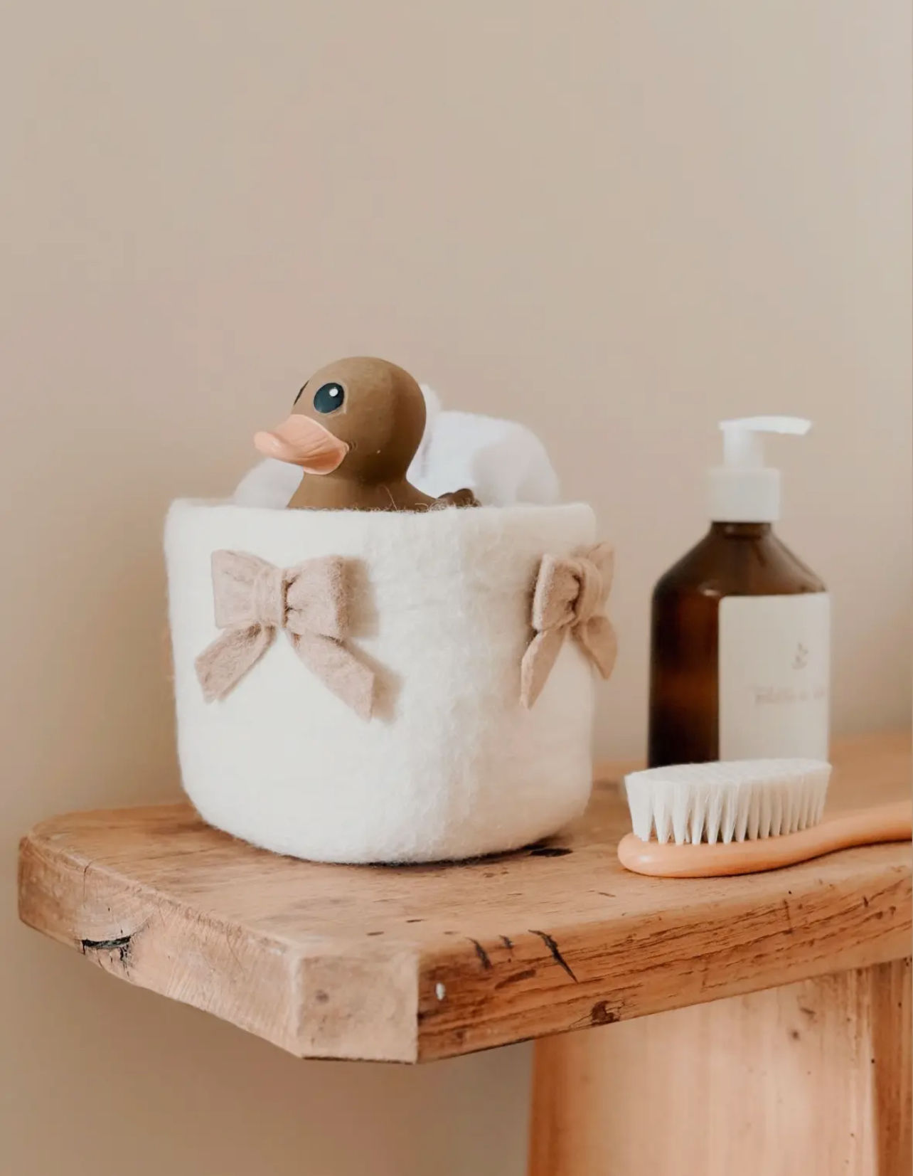 Panière Feutrine - Noeuds