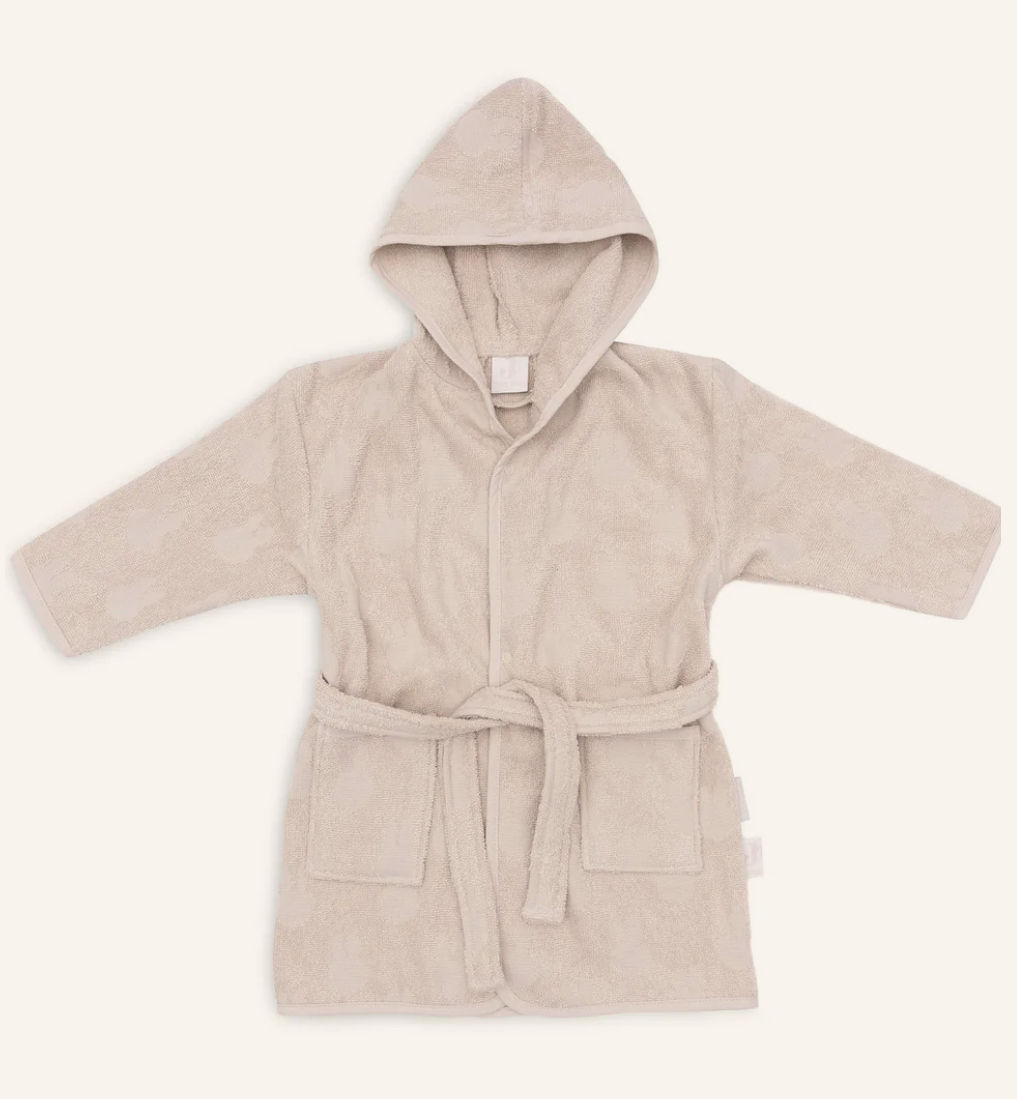 Peignoir Éponge Jollein — Miffy Jacquard Nougat · 1-4 ans