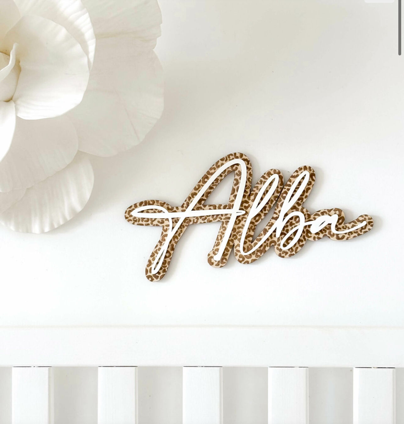 Prénom bi-matiere - Léopard