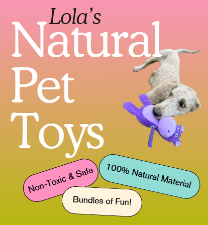 Thumbnail: Purple Hippo Plush Squeaker+Hemp Rope Toy Bundle