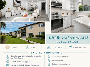 RB Golf Course Condo Price Reduction!
