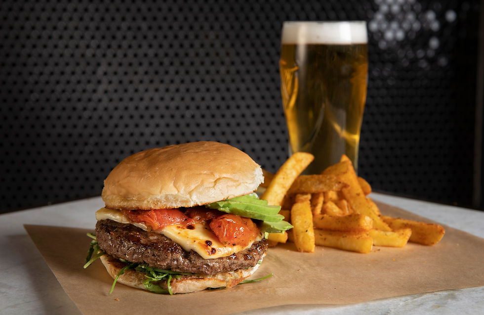18bin Avocado Burger & Fries