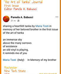 The Art of Tanka - First issue - 25nov23 Rochester - NY - by Babusci.jpg