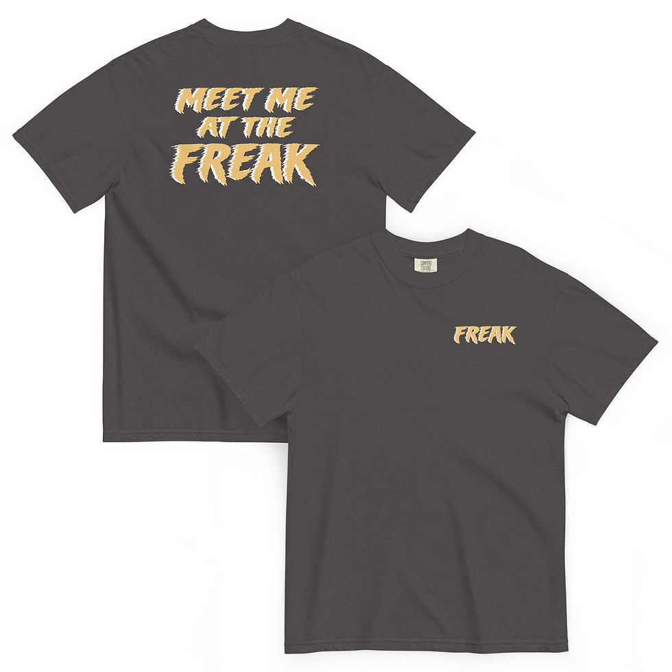 Thumbnail: Meet Me At The Freak - Gold (front/back)