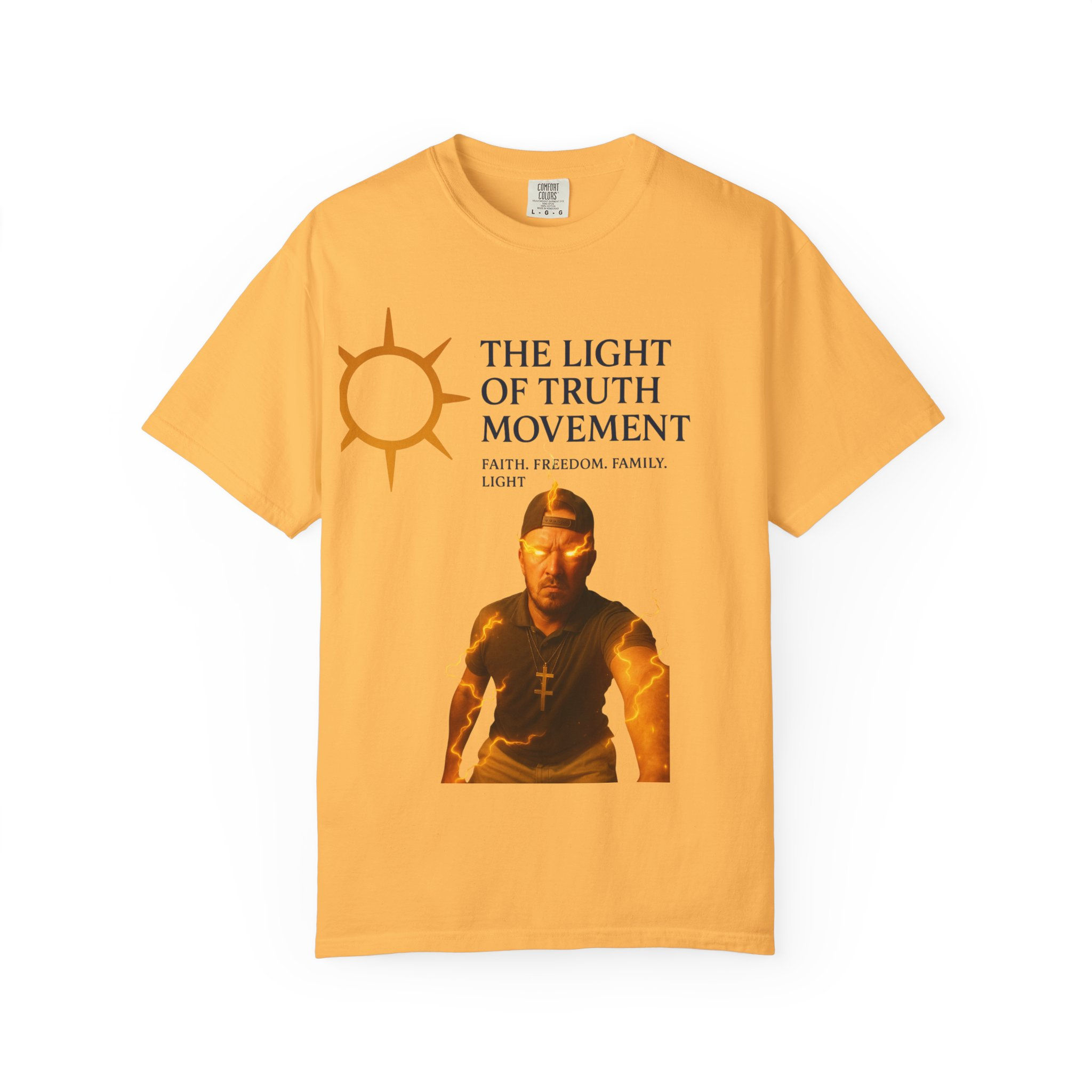 T-Shirt — "The Light of Truth Movement" QR Back Graphic Tee