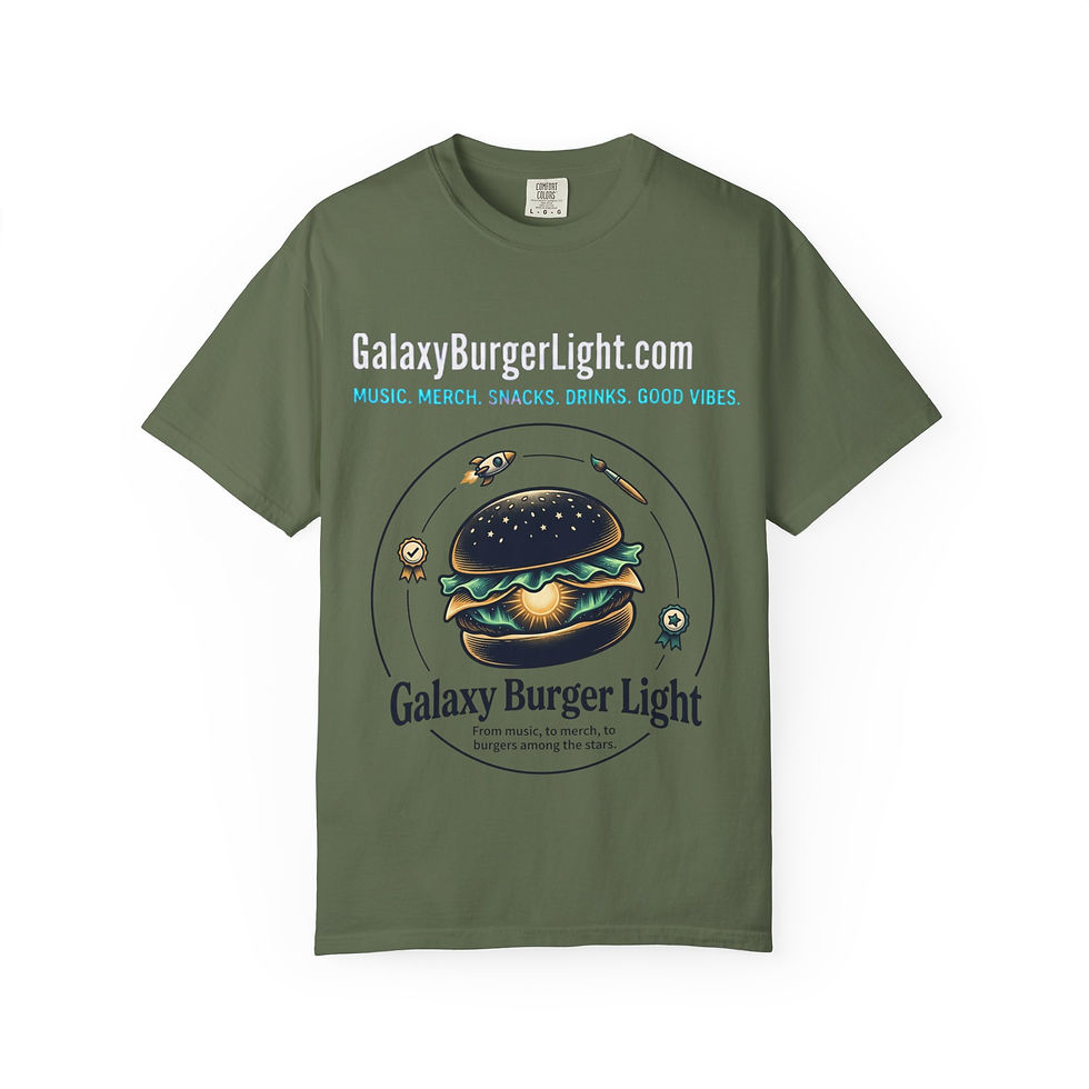 Thumbnail: Galaxy Burger Retro Space Band T-Shirt