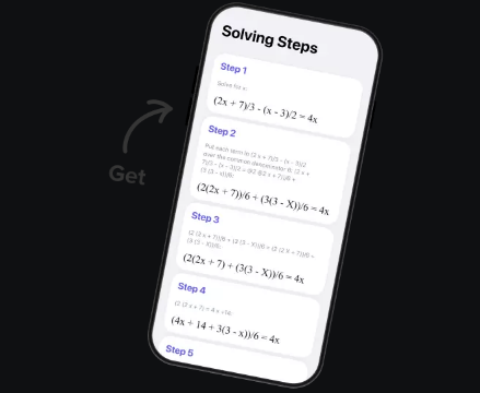 Camera math solver content media