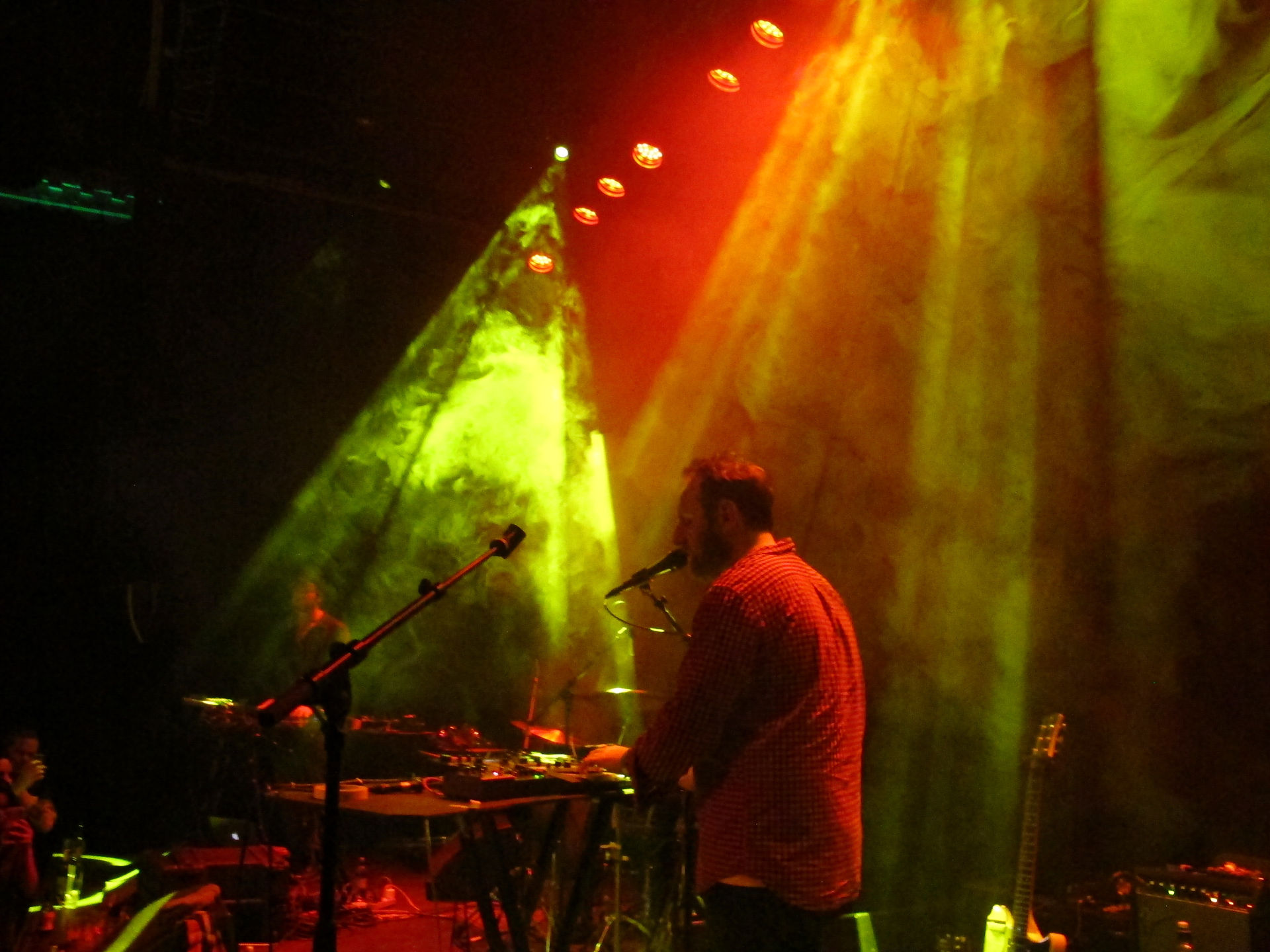 Jeremy playing keyboard