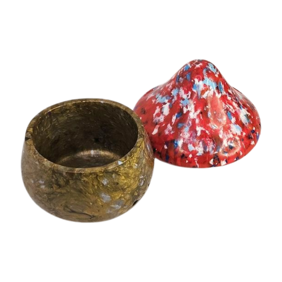 Thumbnail: Mushroom Jar with Lid