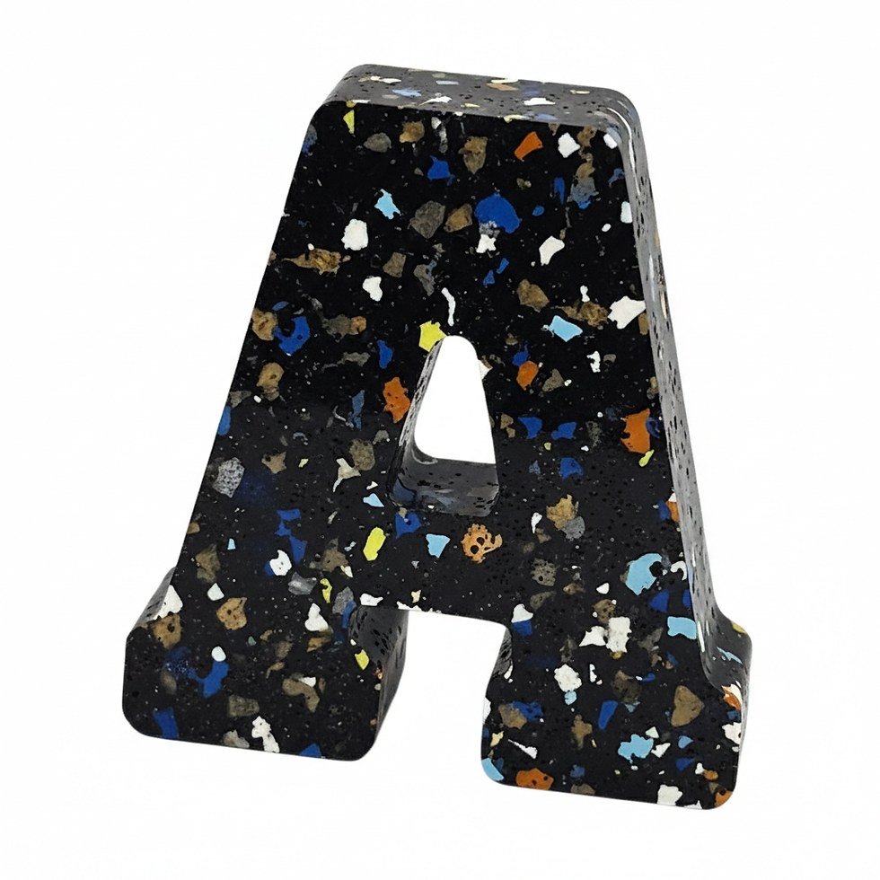 Thumbnail: Letter A - Recycled Plastic Alphabet Letter