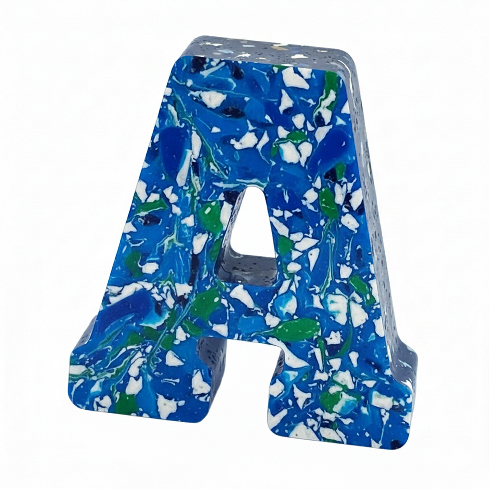Thumbnail: Letter A - Recycled Plastic Alphabet Letter