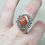 Thumbnail: Banded Agate Bubble ring