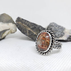 brecciated jasper ring