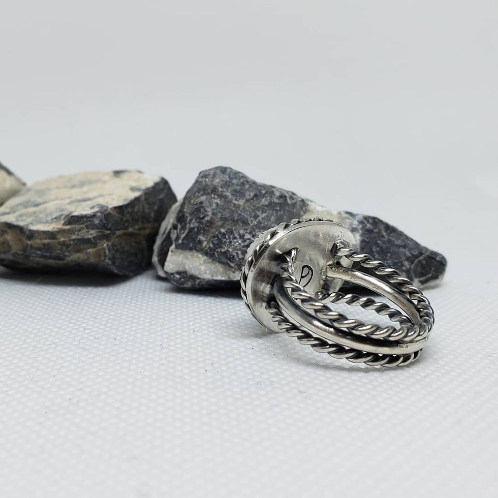 Thumbnail: Charoite Twist Ring