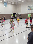 Basketball camp children, Cedar Rapids, Good Shepherd