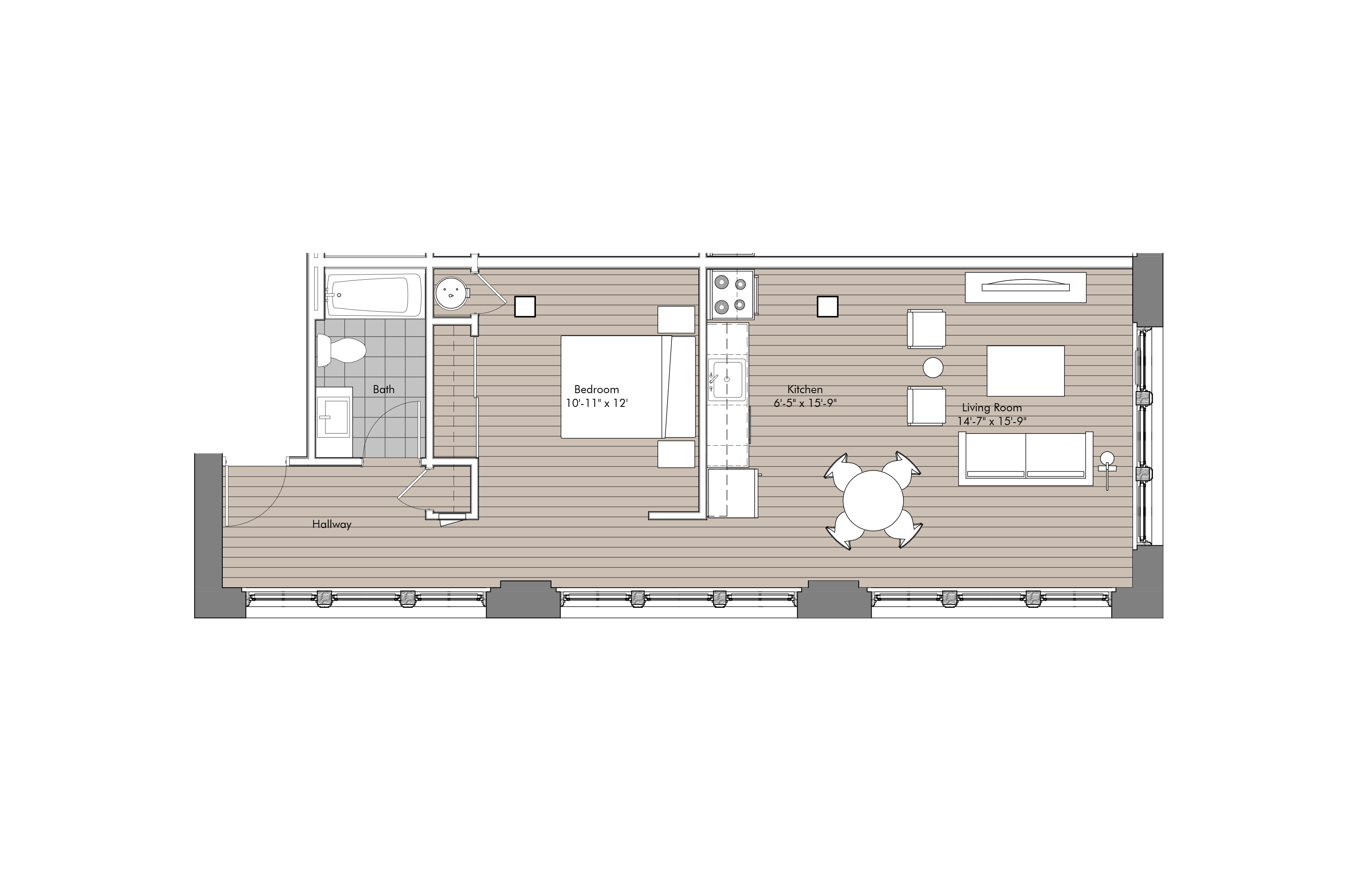 Unit 201, 301, 401