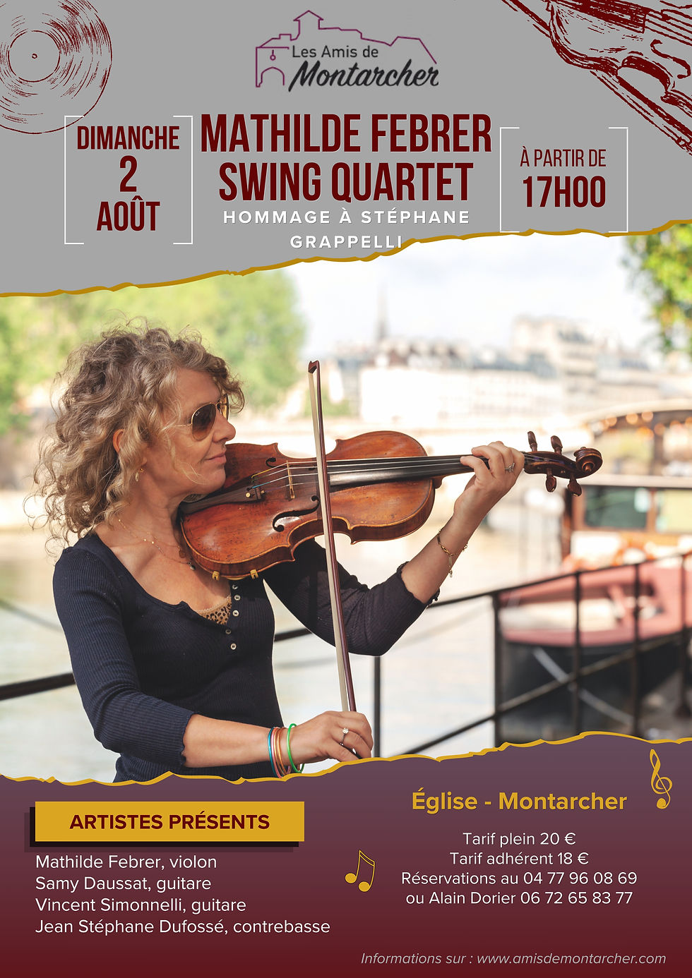 Concert - Mathilde Febrer Swing Quartet en Hommage à Stéphane Grappelli