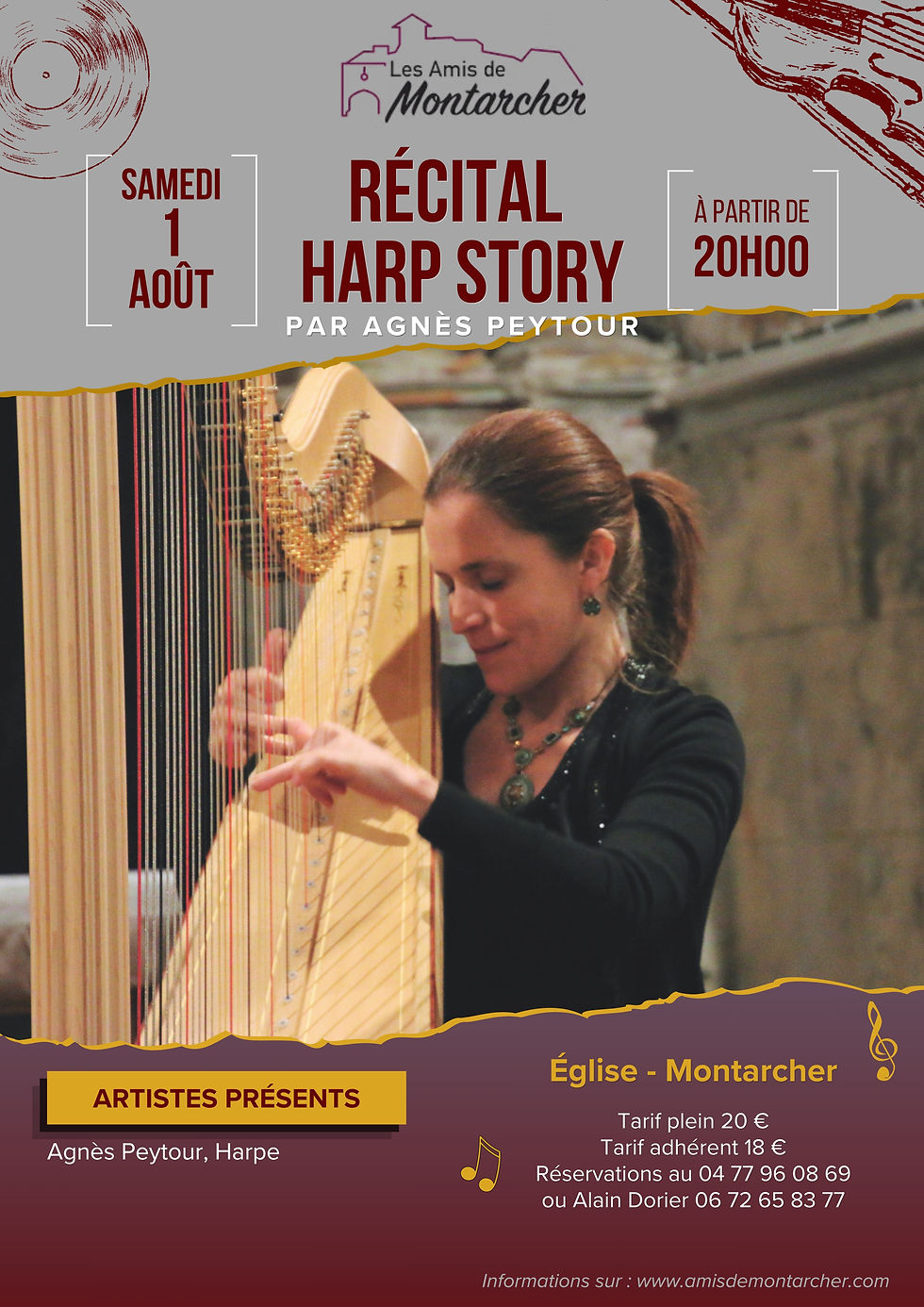 Concert - Récital HARP STORY par la concertiste Agnès Peytour