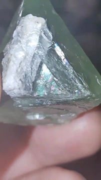 Thumbnail: Green Fluorite Gem Specimen (1.30oz) Dolmen Imprinted 