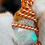 Thumbnail: Streams of Eridanus: Ethiopian  Opal Gemstone Royal Cubit Copper Coil 
