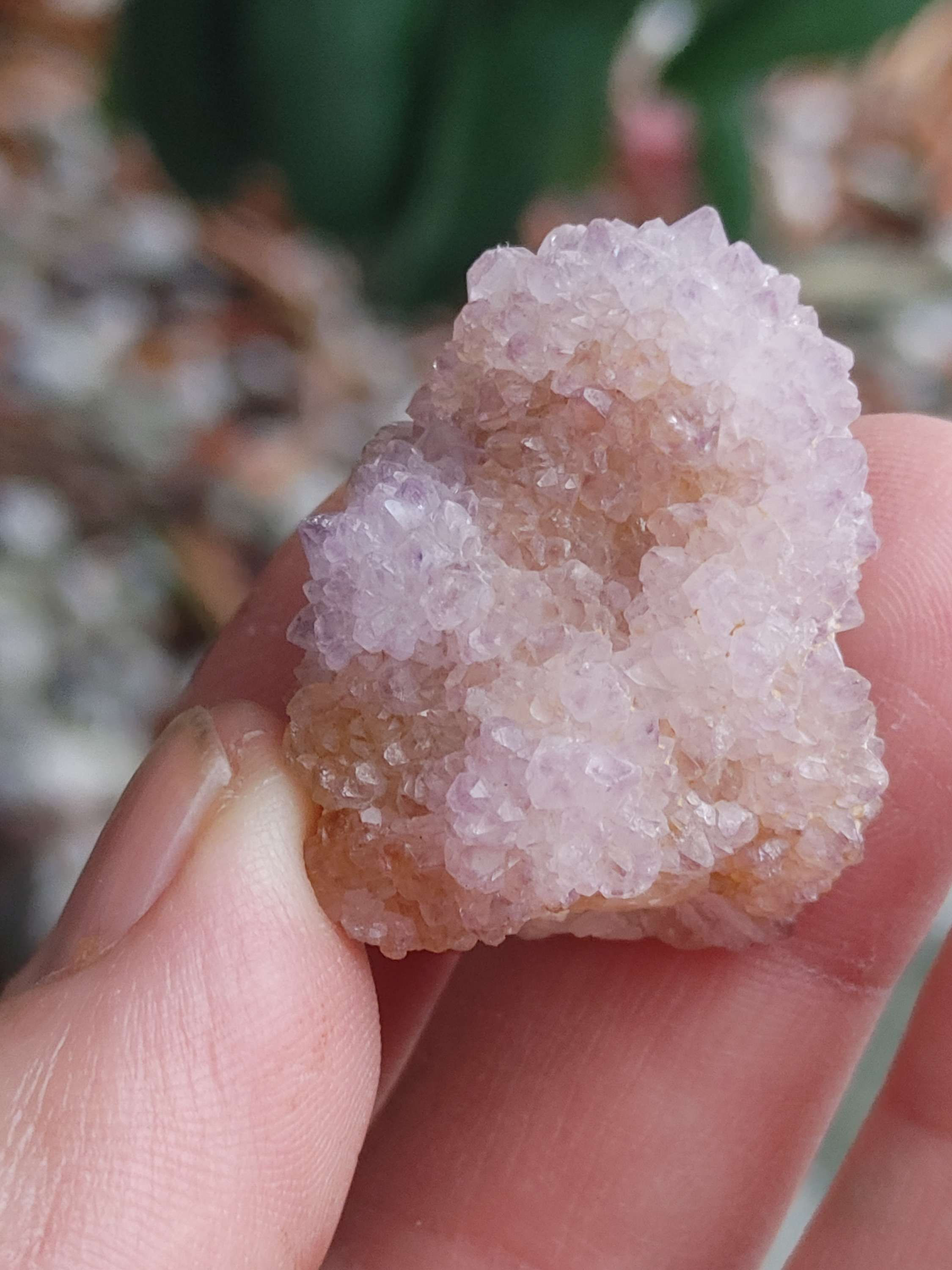 Spirit (Flame) Quartz Cluster Specimen (S.Africa) (Dolmen ignited)