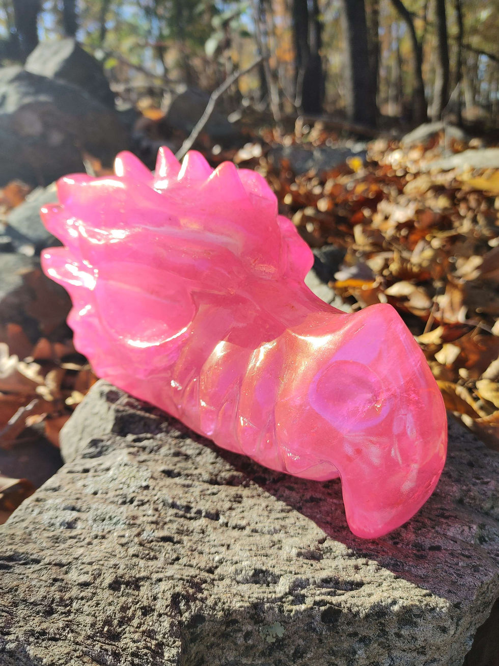 Thumbnail: Aura Quartz Protector Dragon Crystal Light Warrior (7lbs 10.4 oz) Dolmen Charged