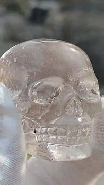 Thumbnail: Himalayan High Altitude Rainbow Quartz Gem Skull : 2026 Limited Edition 