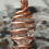 Thumbnail: Sekhet Aaru Amulet: AAA Herkimer Diamond Quartz/ copper Coil 