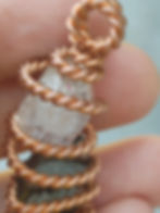 Thumbnail: H.E.A.L. Shield: Herkimer Diamond Quartz AAA Elite Noble Shungite Copper Coil 