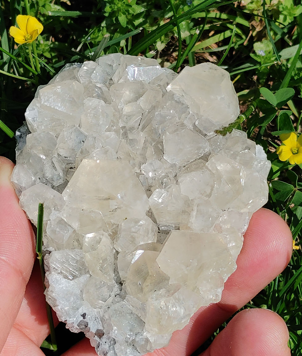 Thumbnail: Natural Golden Heart Calcite Gem Specimen ( Brasil) 