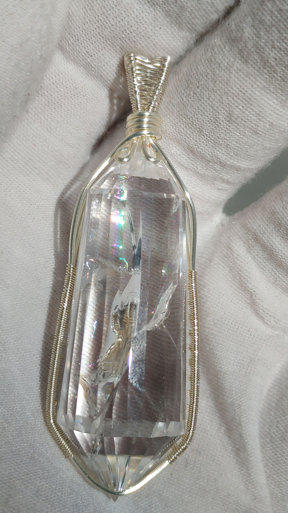 Thumbnail: Limited Edition 2025 First Wave Himalayan Rainbow Gem Quartz Vogel Wand 