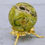 Thumbnail: LG Green Opal Geode Sphere w/ Dragonfly Stand ( Dolmen Ignited ) 