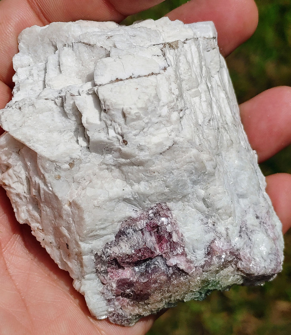 Thumbnail: Deal of Day : Watermelon Tourmaline Natural  Specimen ( Brasil) Dolmen Ignited 