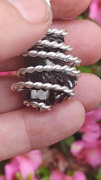 Thumbnail: AAA Elite Noble Shungite Silver Copper Royal Cubit H.E.A.L. Shield (LG)
