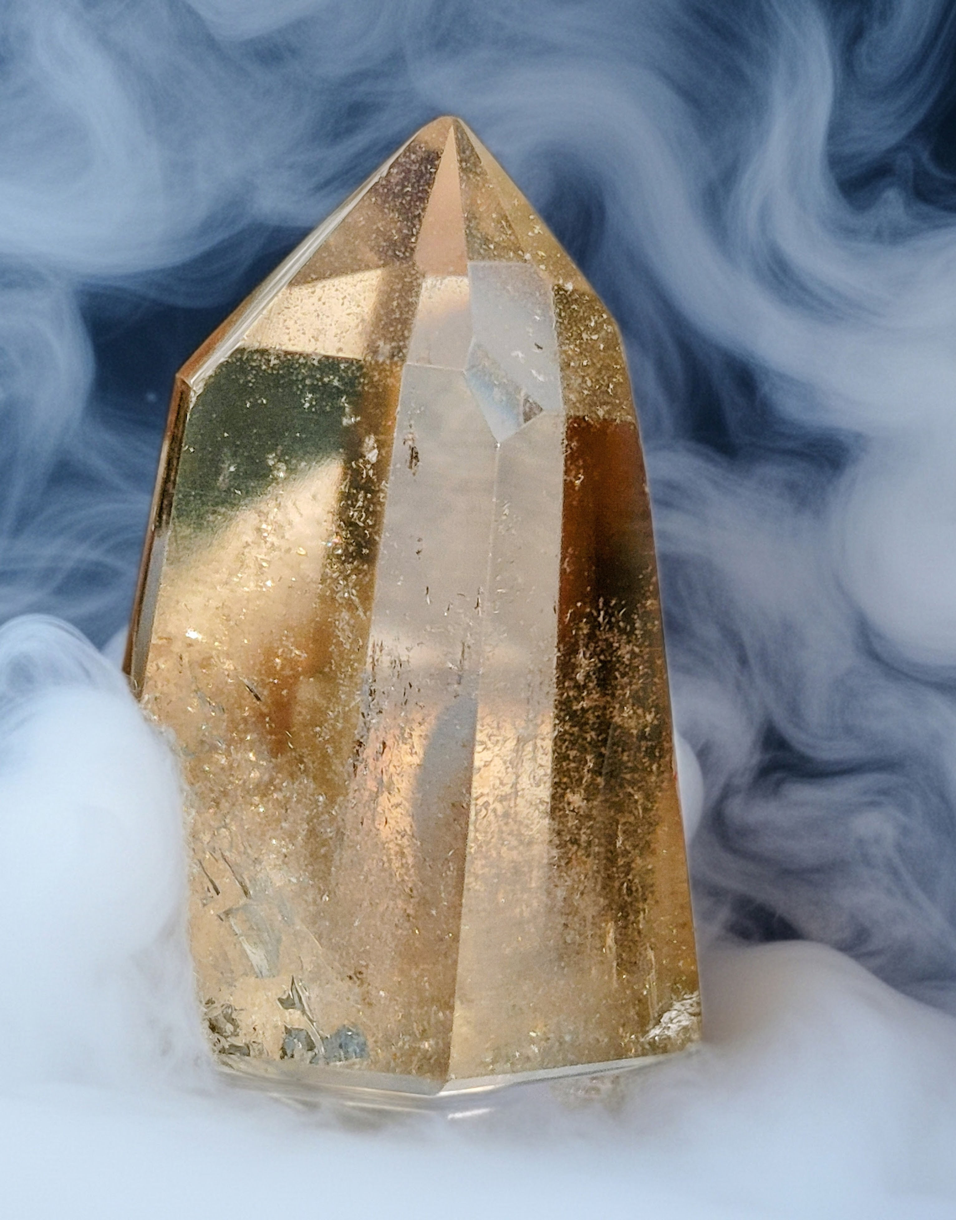 AAA Natural Citrine Obelisk/ Tower ( Brasil) 16.5 grams Dolmen Ignited 