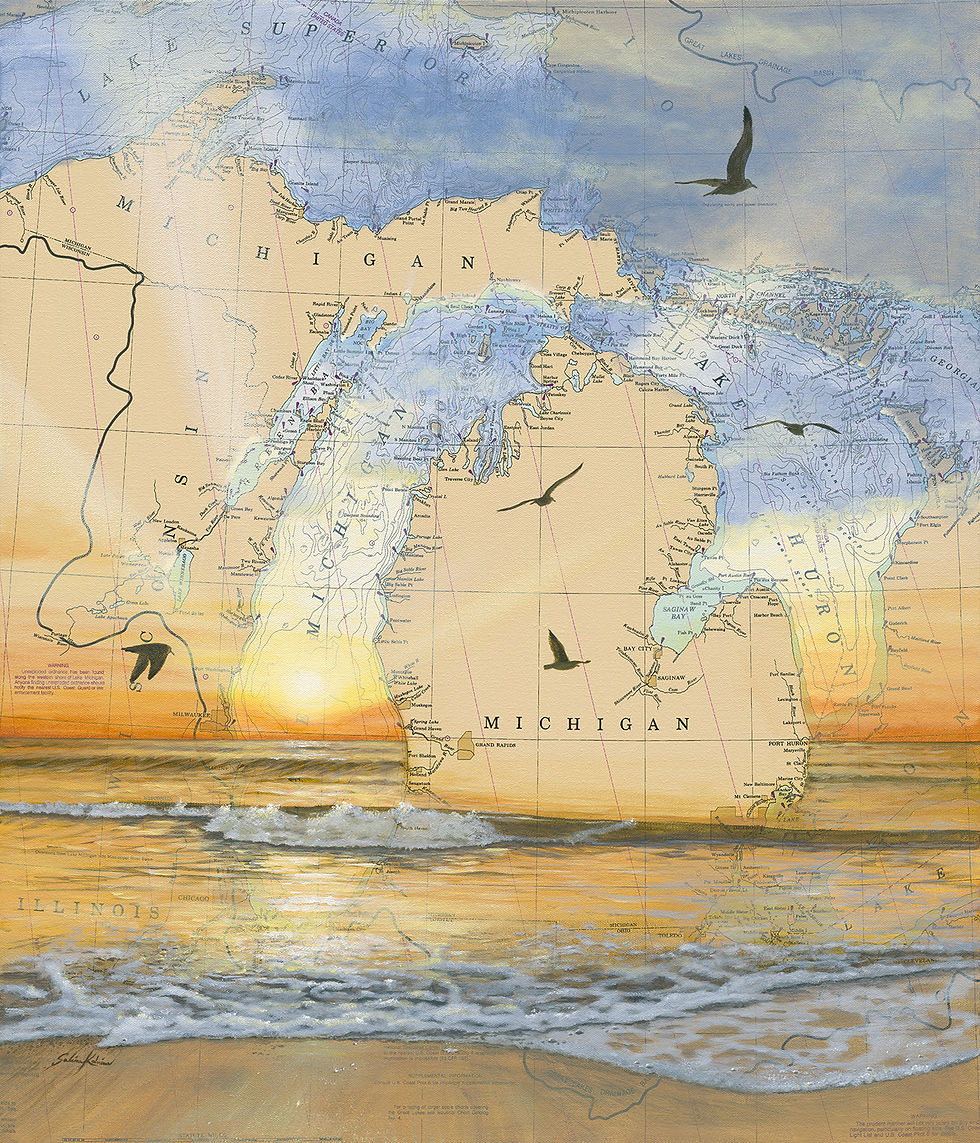 Michigan Waves by Salina Kalnins
