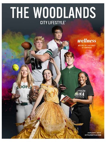 The Woodlands City Lifestyle Magazine January 2023 Featuring Vibe Acupuncture & Holistic Healing Center with Dr Tiffany Kristensen Acupuncturist North Houston TX 