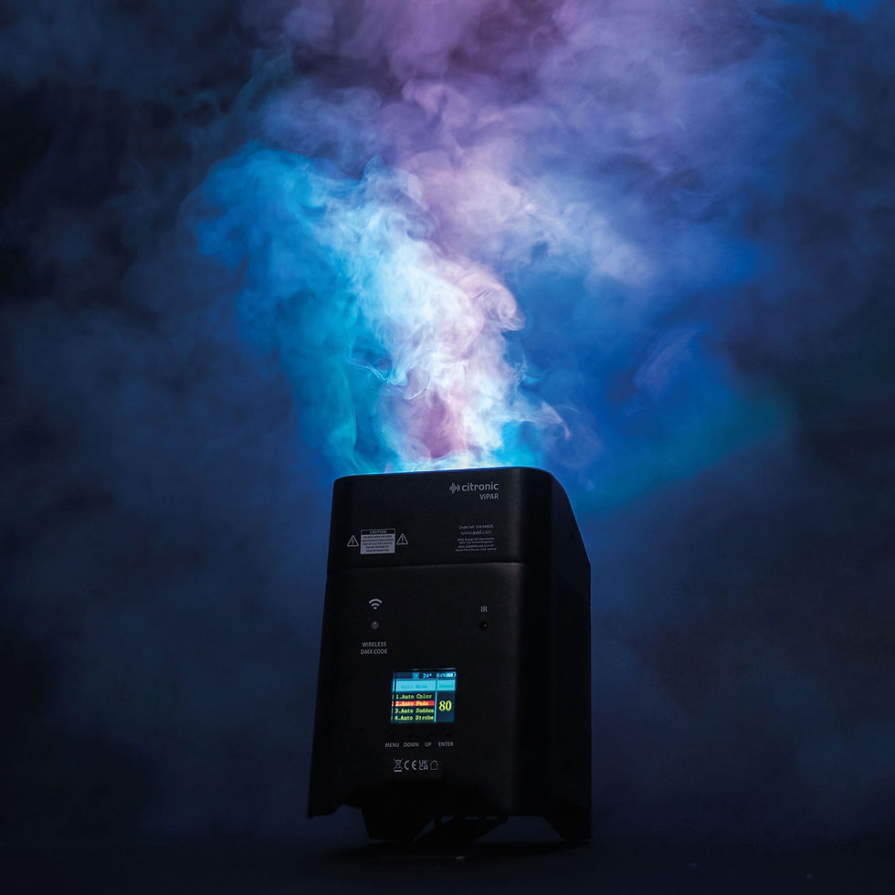 Thumbnail: Citronic ViPAR 6x18W Smart Rechargeable RGBWA/UV PAR Uplighter