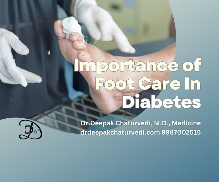 The importance of foot care in diabetes.