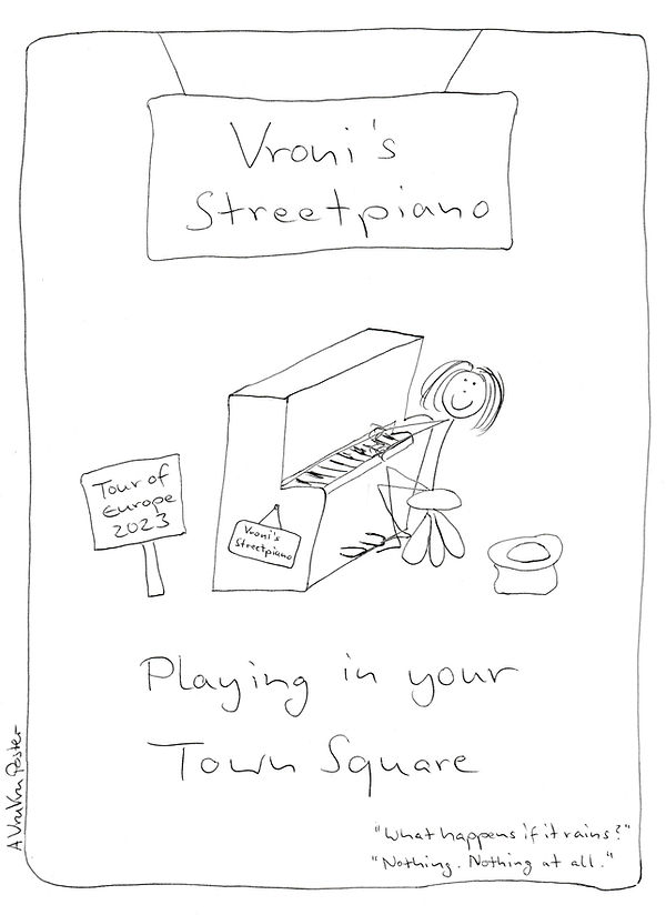 Streetpiano Tour Poster - 26 jul 2023 -