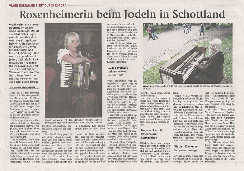 Rosenheimerin beim Jodeln - OVB - Jul 2008